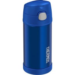 Thermos FUNtainerreg Stainless Steel Insulated Blue Water Bottle w/Straw 12oz