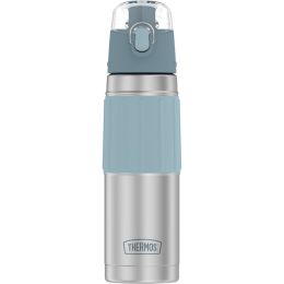 Thermos Vacuum Insulated 18oz Hydration Bottle Stainless Steel w/Grey Grip