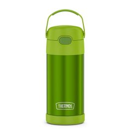 Thermos FUNtainerreg Stainless Steel Insulated Straw Bottle 12oz Lime