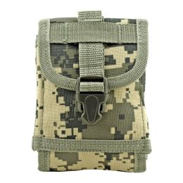 Space Force Tactical MOLLE Cell Phone Tech Pouch Carrier Vest Attachment Digital Camo