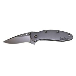 Kershaw Scallion Assisted 25 in Bead Blast Plain Aluminum