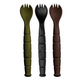KA BAR Tactical Spork Spoon Fork Knife Field Kit 3 Pack