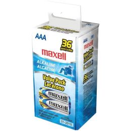 Maxell 723815 LR0336B Alkaline Batteries AAA 36 pk Box